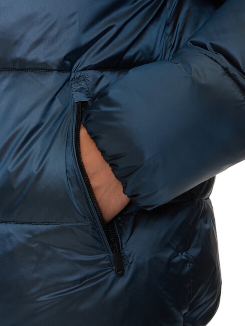 CK JEANS Veste matelass&eacute;e brillante Bleu Chine / Noir CK - Doudounes homme