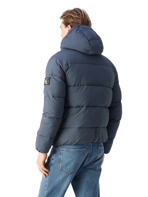 CK JEANS Veste matelass&eacute;e &agrave; capuche encre - Doudounes homme