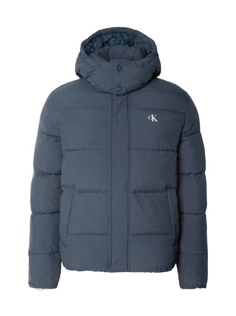 CK JEANS Veste matelass&eacute;e &agrave; capuche encre - Doudounes homme