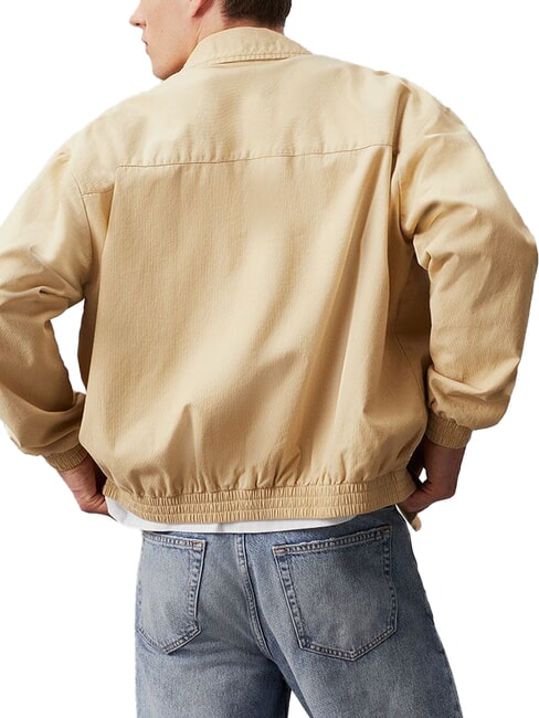 CK JEANS Veste coupe décontractée avec zip kaki pâle - Vestes pour hommes