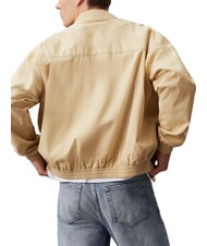 CALVIN KLEIN CK JEANS Veste coupe décontractée avec zip kaki pâle - Vestes pour hommes - 2