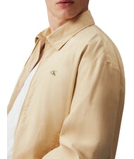 CALVIN KLEIN CK JEANS Veste coupe décontractée avec zip kaki pâle - Vestes pour hommes - 3