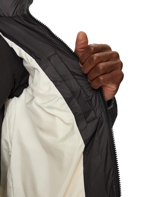 CK JEANS Doudoune avec patch logo ivoire / noir ck - Doudounes homme