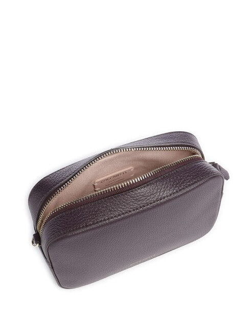 TEBE Sac &agrave; bandouli&egrave;re en cuir textur&eacute; prunes - Sacs pour Femme