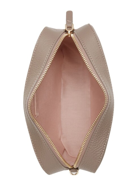 TEBE Petit sac en cuir texturé taupe chaud 2 - Sacs pour Femme