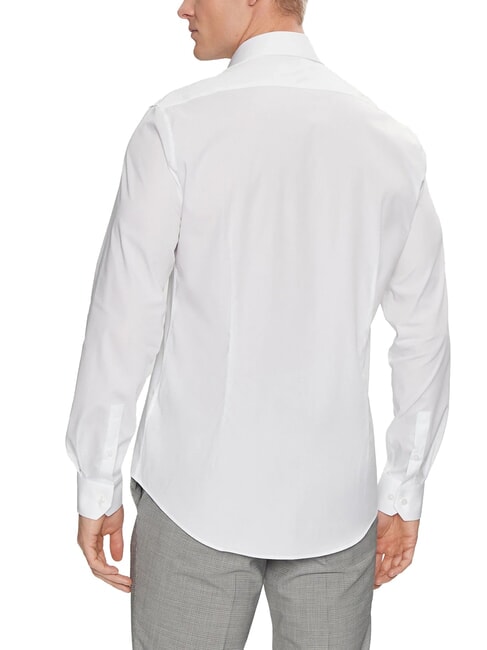 CK Chemise extensible, coupe régulière blanc brillant - Chemises pour hommes