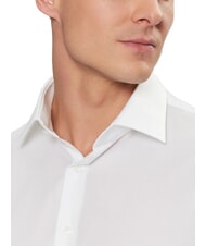 CALVIN KLEIN CK Chemise extensible, coupe r&eacute;guli&egrave;re blanc brillant - Chemises pour hommes - 3