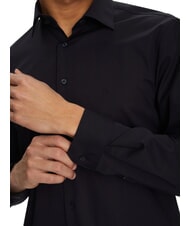 CALVIN KLEIN CK Chemise extensible, coupe r&eacute;guli&egrave;re ciel nocturne - Chemises pour hommes - 4