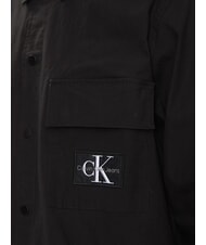 CALVIN KLEIN CK JEANS Chemise cargo &agrave; manches longues coupe d&eacute;contract&eacute;e ck noir - Chemises pour hommes - 3