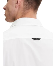 CALVIN KLEIN CK JEANS Chemise extensible à manches longues et coupe slim blanc brillant - Chemises pour hommes - 4