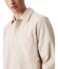 CALVIN KLEIN CK JEANS Chemise à manches longues en velours côtelé coupe décontractée pélican - Chemises pour hommes - 3