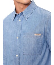 CALVIN KLEIN CK JEANS Chemise en jean &agrave; manches longues denim - Chemises pour hommes - 3