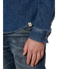 CALVIN KLEIN CK JEANS Chemise en jean à manches longues coupe régulière denim foncé - Chemises pour hommes - 4