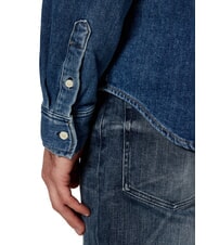 CALVIN KLEIN CK JEANS Chemise en jean à manches longues coupe régulière denim foncé - Chemises pour hommes - 5