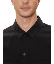 CALVIN KLEIN CK JEANS Chemise cargo à manches longues coupe décontractée ck noir - Chemises pour hommes - 4