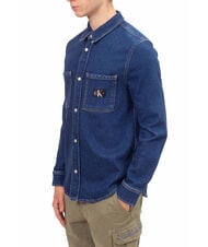 CALVIN KLEIN CK JEANS Chemise en jean à manches longues coupe régulière denim foncé - Chemises pour hommes - 3