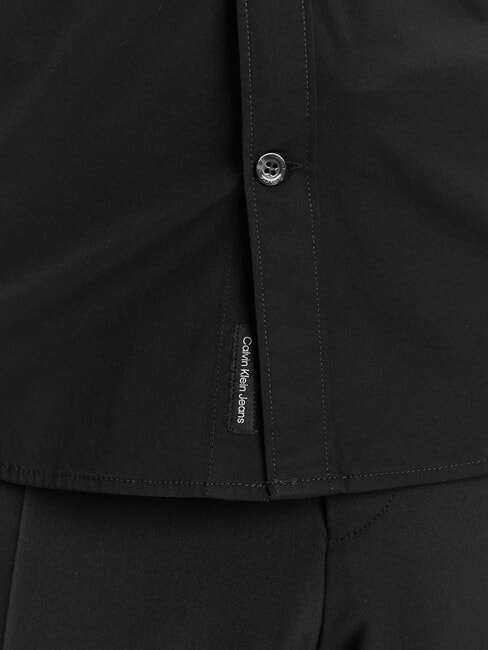 CK JEANS Chemise extensible à manches longues et coupe slim ck noir - Chemises pour hommes