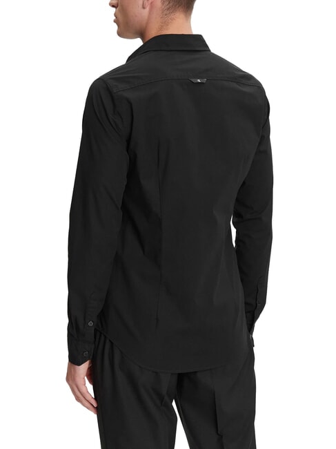 CK JEANS Chemise extensible &agrave; manches longues et coupe slim ck noir - Chemises pour hommes