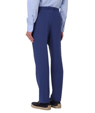 CALVIN KLEIN CK Pantalon élégant en laine mélangée coupe slim bleu ardoise - Pantalon - 2