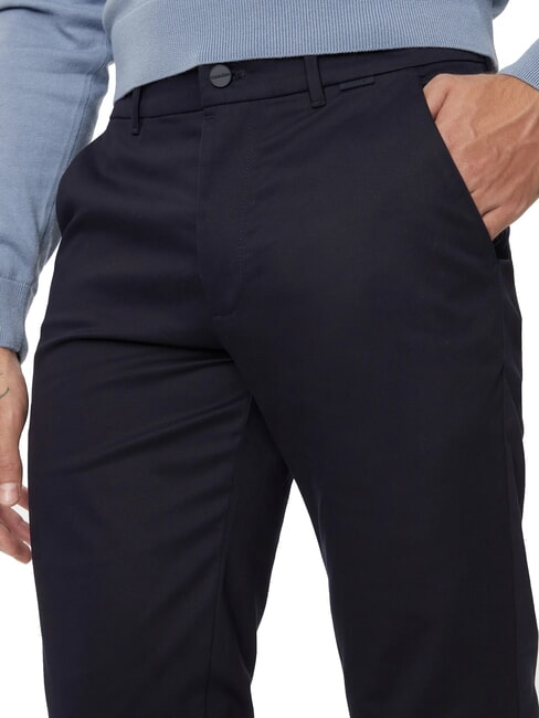 CK Pantalon chino slim taille mi-haute ciel nocturne - Pantalon