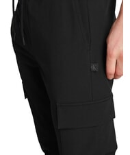 CALVIN KLEIN CK JEANS Pantalon de jogging cargo extensible ck noir - Jeans - 3