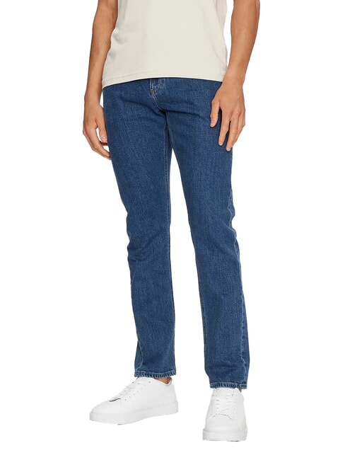 CK Jean slim &agrave; taille r&eacute;guli&egrave;re denim moyen - Jeans