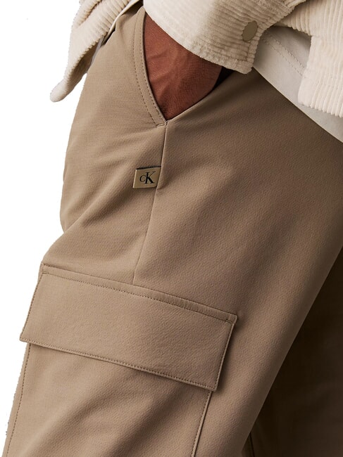 CK JEANS Pantalon de jogging cargo extensible bring&eacute; - Jeans