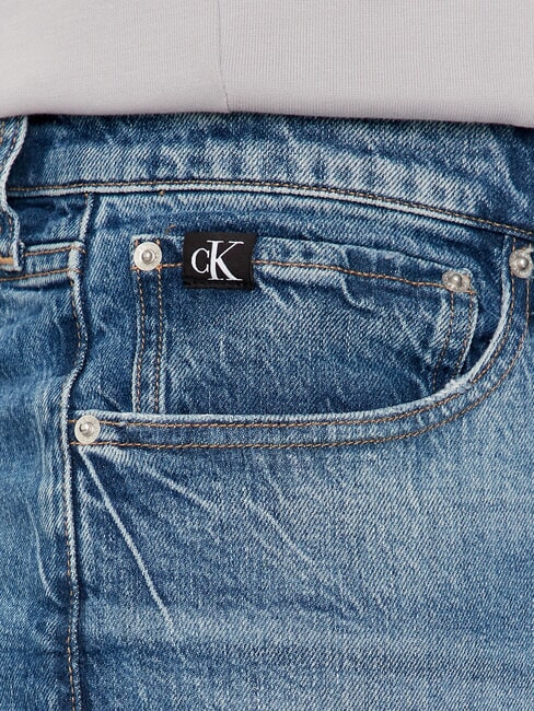 CK JEANS Jean coupe fusel&eacute;e denim fonc&eacute; - Jeans