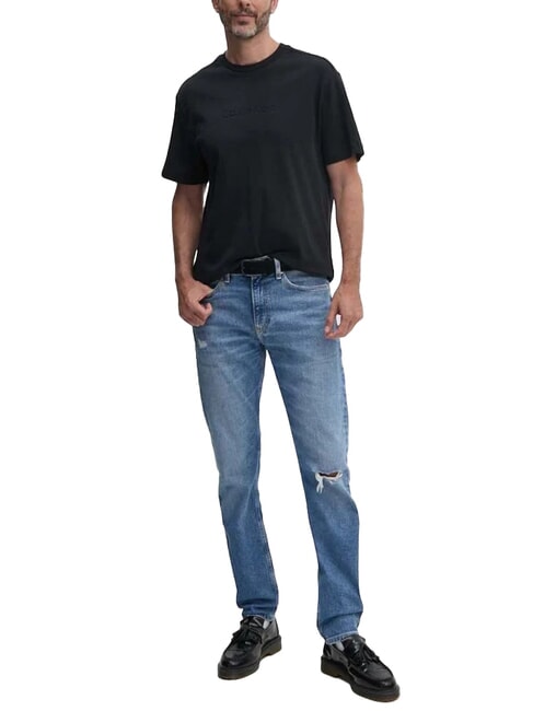 CK JEANS Jean slim fusel&eacute; &agrave; taille haute denim - Jeans