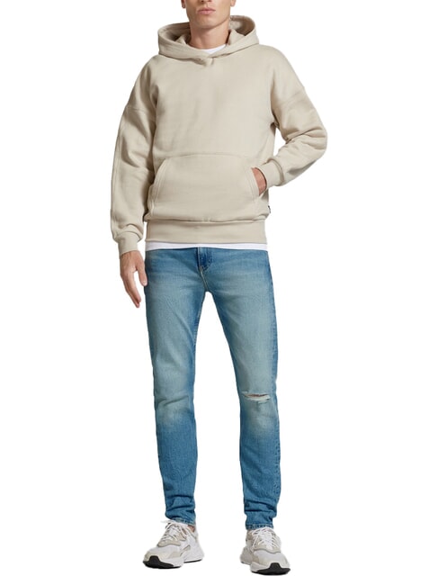 CK JEANS Jean slim avec d&eacute;chirures denim - Jeans