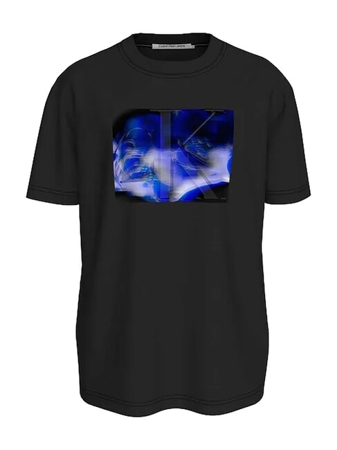 CK JEANS T-shirt &agrave; manches courtes Euphoric en relief ck noir - T-shirt