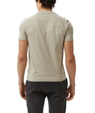 CALVIN KLEIN CK T-shirt slim en coton avec patch logo argile fra&icirc;che - T-shirt - 2