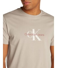 CALVIN KLEIN CK JEANS T-shirt Monologue coupe régulière effet vieilli chèvre - T-shirt - 3