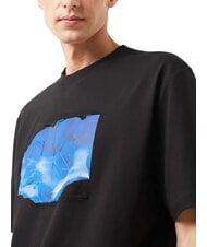 CALVIN KLEIN CK JEANS T-shirt à manches courtes Euphoric en relief ck noir - T-shirt - 3