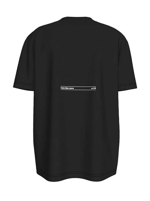 CK JEANS T-shirt à manches courtes Euphoric en relief ck noir - T-shirt