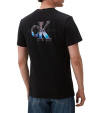 CALVIN KLEIN CK JEANS T-shirt en coton à manches courtes - T-shirt