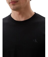 CALVIN KLEIN CK JEANS T-shirt en coton à manches courtes ck noir - T-shirt - 3