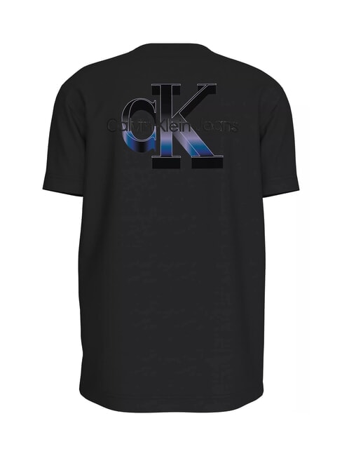CK JEANS T-shirt en coton à manches courtes ck noir - T-shirt