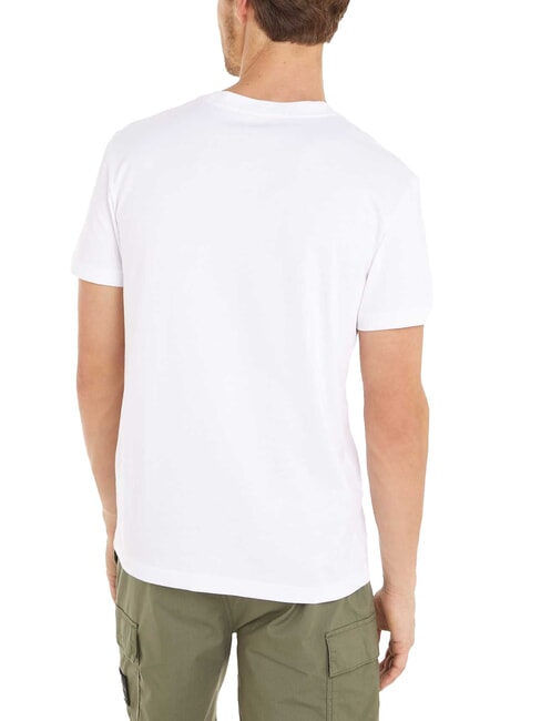 CK JEANS T-shirt à manches courtes avec logo imprimé en 3D blanc brillant - T-shirt