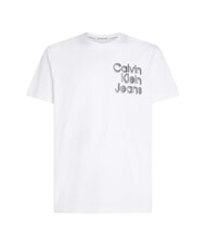 CALVIN KLEIN CK JEANS T-shirt à manches courtes avec logo imprimé en 3D blanc brillant - T-shirt - 5