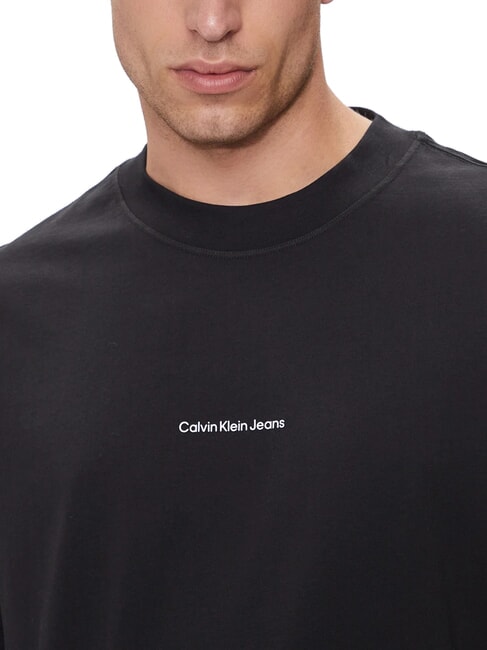 CK JEANS T-shirt à manches courtes coupe régulière ck noir - T-shirt