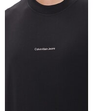 CALVIN KLEIN CK JEANS T-shirt à manches courtes coupe régulière ck noir - T-shirt - 4