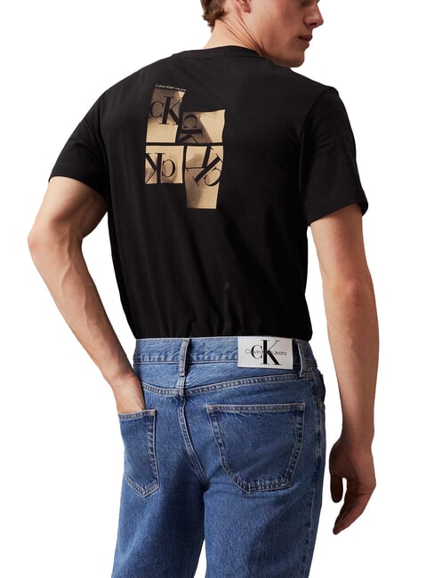 CK JEANS T-shirt imprim&eacute; multibox, coupe r&eacute;guli&egrave;re ck noir - T-shirt