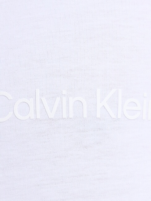 CK JEANS T-shirt en coton à manches courtes blanc brillant - T-shirt