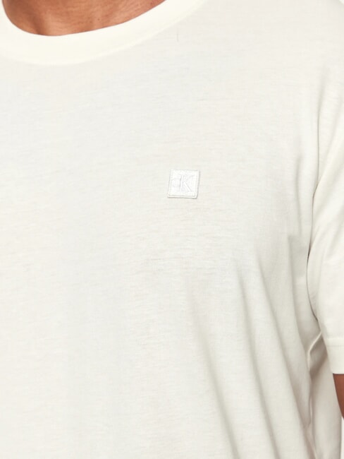 CK JEANS T-shirt à manches courtes coupe régulière ivoire - T-shirt