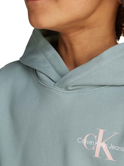 CK KIDS Sweat à capuche avec logo imprimé jadéite - Bébé Sweat