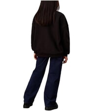 CALVIN KLEIN CK KIDS Sweat-shirt ras du cou avec logo sherpa ck noir - Bébé Sweat - 2