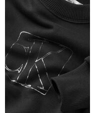 CALVIN KLEIN CK KIDS Sweat-shirt à col rond avec imprimé ck noir - Bébé Sweat - 3