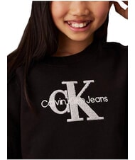 CALVIN KLEIN CK KIDS Sweat-shirt ras du cou avec logo sherpa ck noir - B&eacute;b&eacute; Sweat - 3