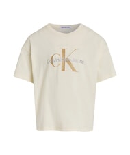 CALVIN KLEIN CK KIDS T-shirt à manches courtes avec logo pailleté rémanence - Tee-shirt enfant - 4